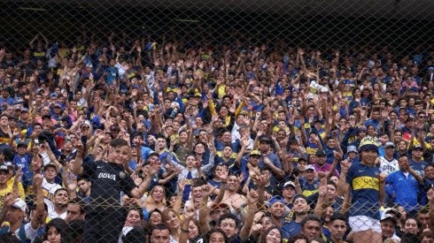 Los hinchas de Boca coparon la cancha.