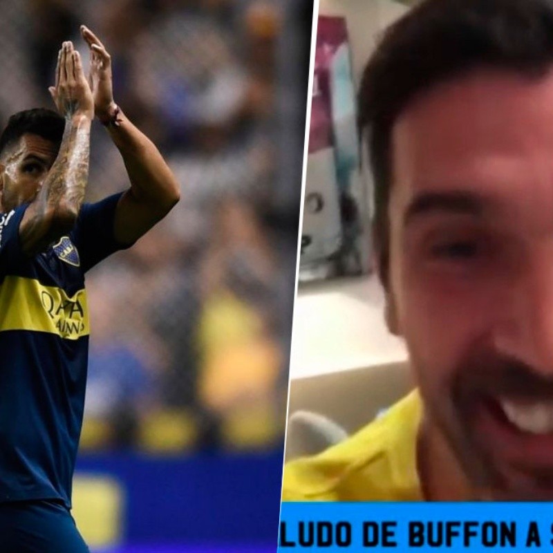 El mensaje de Buffon a Tevez a un día de la final entre Boca y River