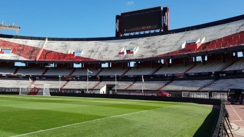 El Estadio Monumental antes de la gran final.