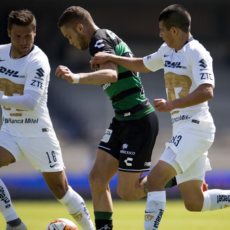 Pumas y Santos igualaron y no serán rivales en los Cuartos de Final