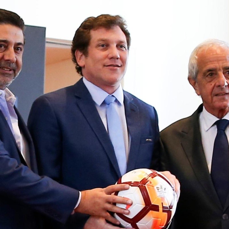 Comunicado de Conmebol previo a la reunión con D'Onofrio y Angelici