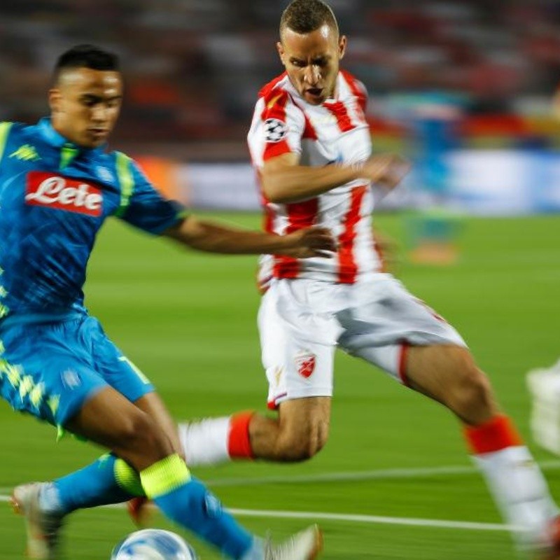 Qué canal transmite Nápoli vs Estrella Roja por la Champions League