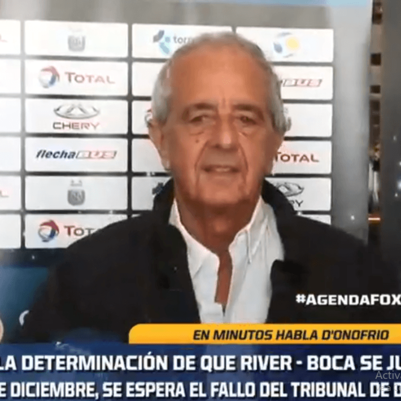 D'Onofrio: "No puedo creer que Boca pida los puntos"