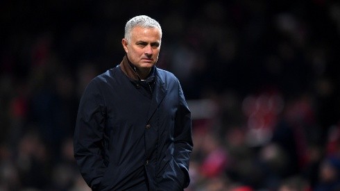 Foto de José Mourinho, entrenador de Manchester United.