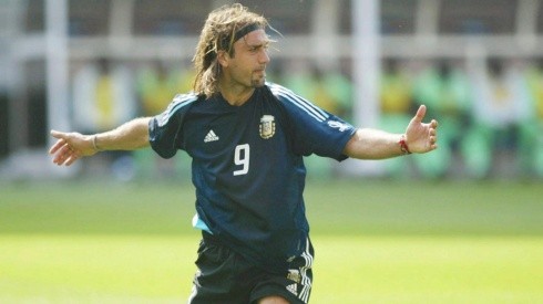 Gabriel Batistuta en la Selección Argentina.