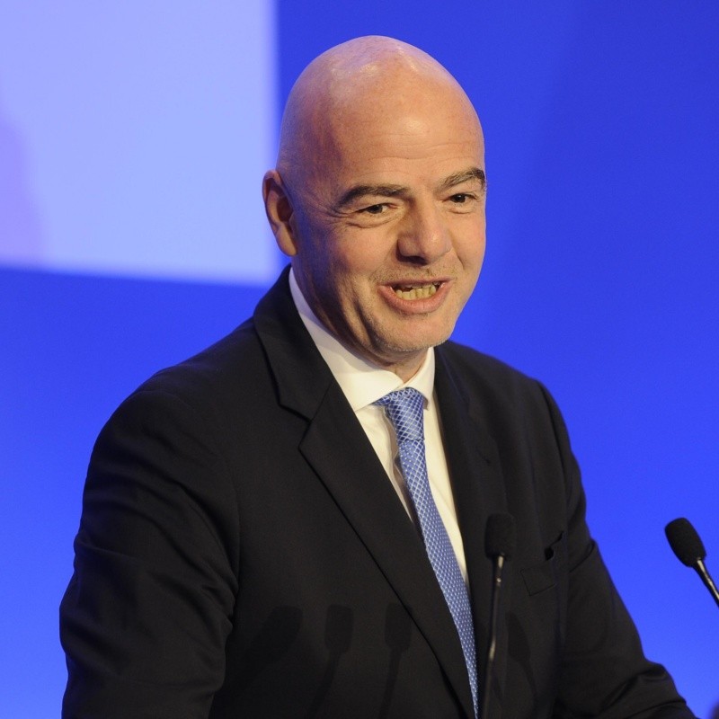 Gianni Infantino sobre la final de la Libertadores: "La pelota no se puede parar"