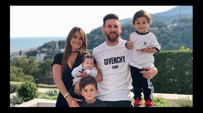 Los amores de Antonella: la foto de Lionel Messi con sus hijos que ...