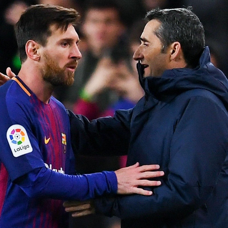 El exabrupto de Valverde al enterarse que Messi no ganó el Balón de Oro