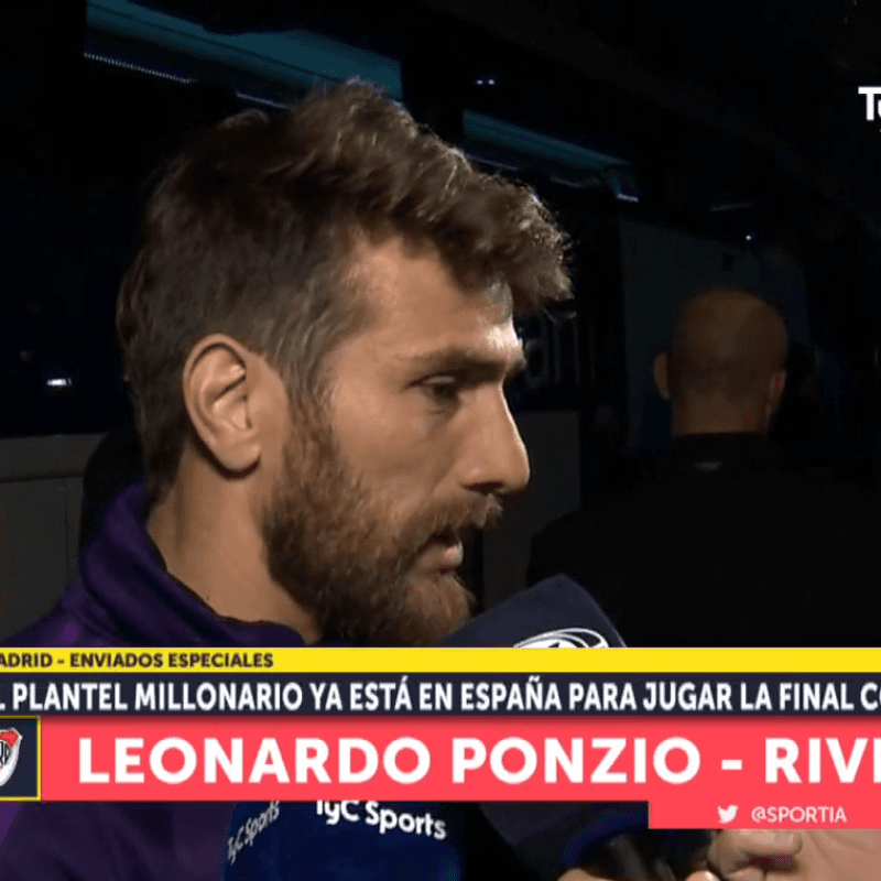 Ponzio rompió el silencio y desmintió a Tévez sobre lo que pasó en el Monumental