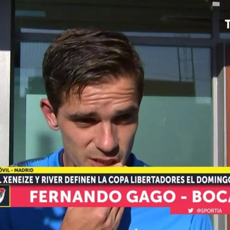 Gago: "Hubiera preferido jugar la final en donde correspondía"