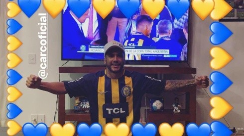 Montoya debutó en 2014 en Rosario Central. (Instagram Walter.Montoya8)