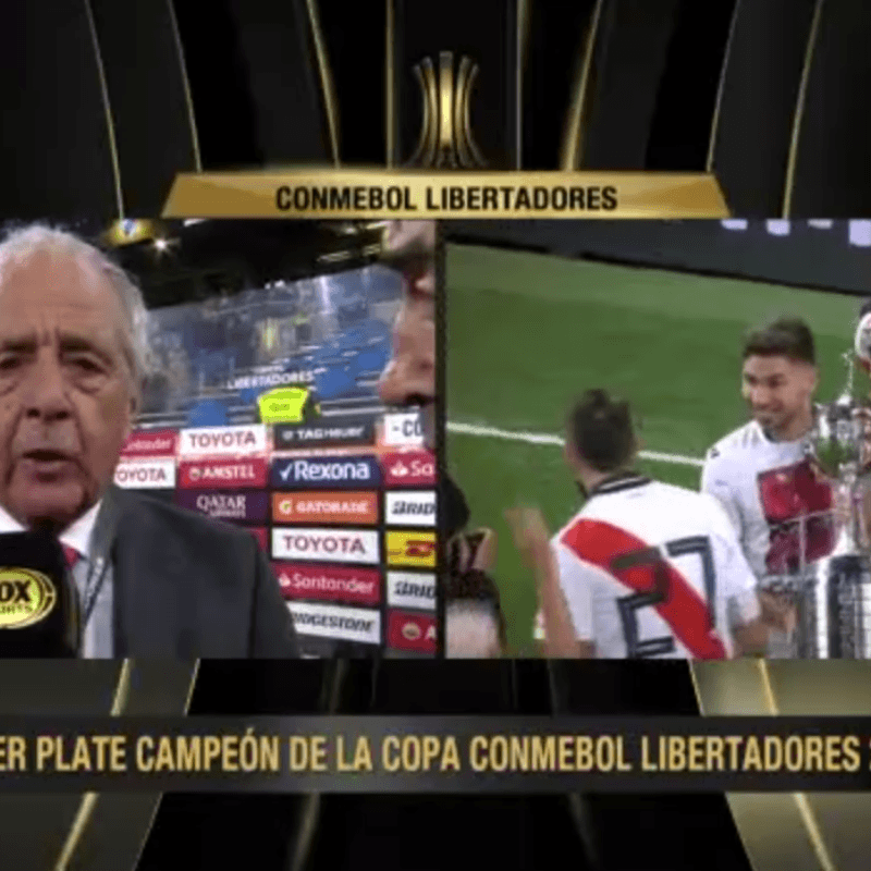 Rodolfo D'Onofrio dejó el mejor mensaje de la final de la Copa Libertadores