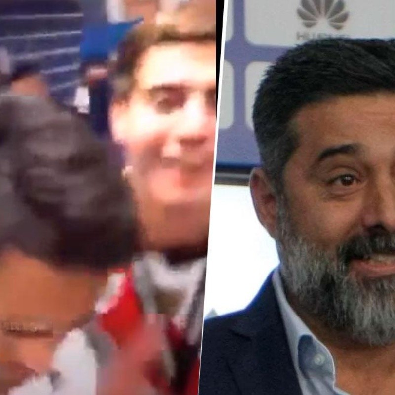 Los jugadores de River le dedicaron una canción a Angelici, presidente de Boca