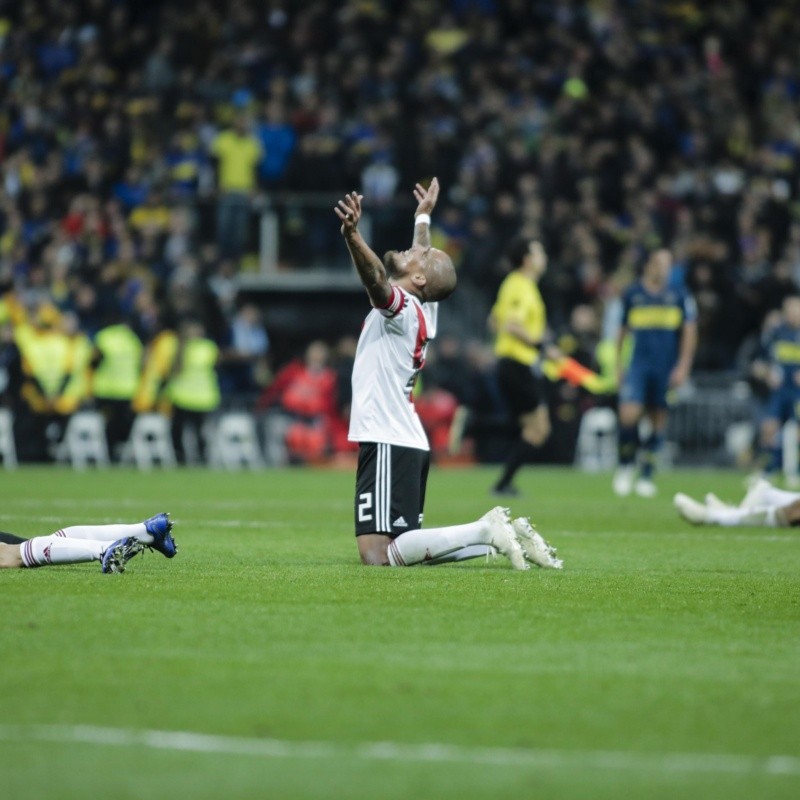 Aparecieron los carteles en Buenos Aires por el River campeón de América