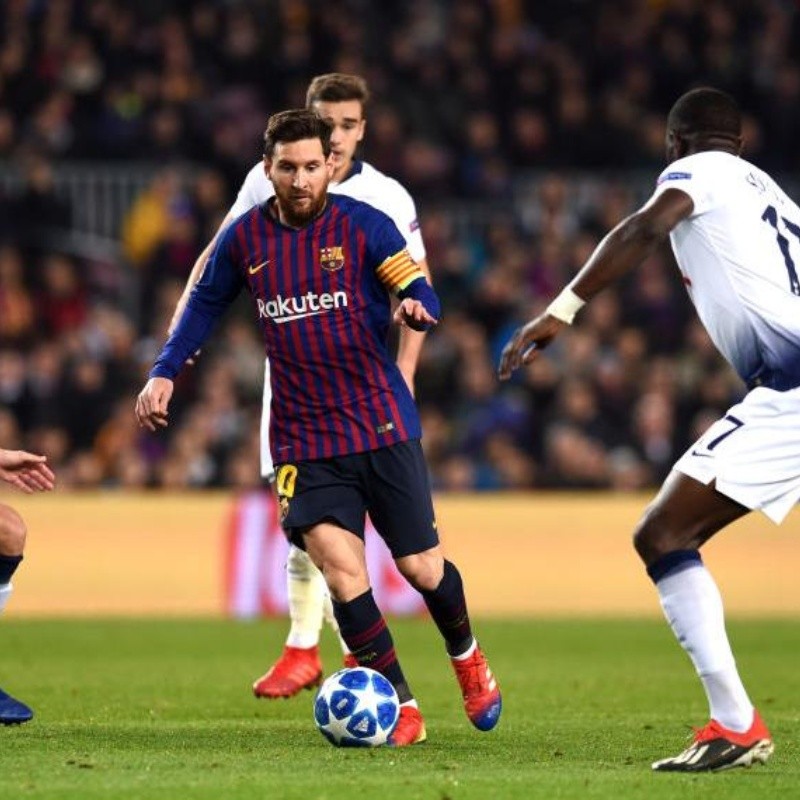 Messi no le pudo dar una mano a Icardi y Tottenham le empató al Barcelona