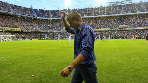 ¿HAY REGRESO? Martín Palermo en su visita como entrenador a La Bombonera (Foto: Getty).