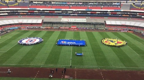 El Estadio Azteca se prepara para la final de ida. (Archivo)
