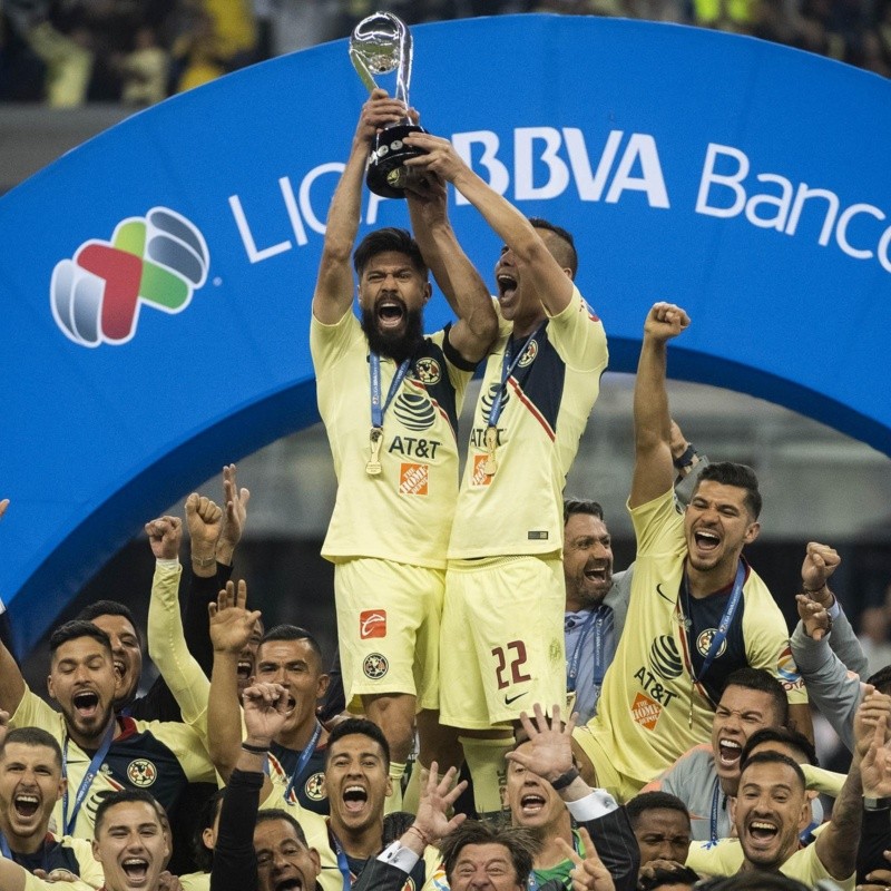 Así le entregaron el trofeo a América Campeón del Apertura 2018