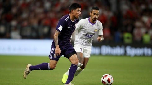 Enzo Pérez ante Al Ain.