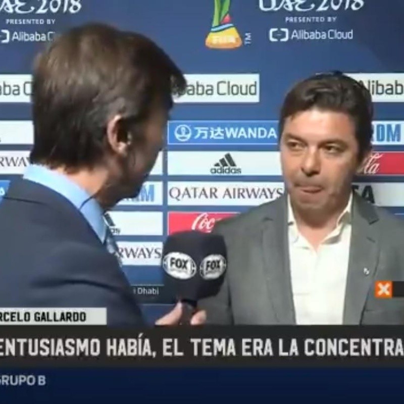 Gallardo explicó por qué River no pudo pasar a la final del Mundial de Clubes