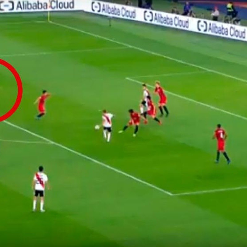 Su última locura: golazo del Pity Martínez en su despedida de River