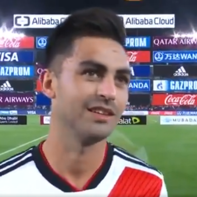 Muy emocionado: Pity Martínez dijo que algún día va a volver a River