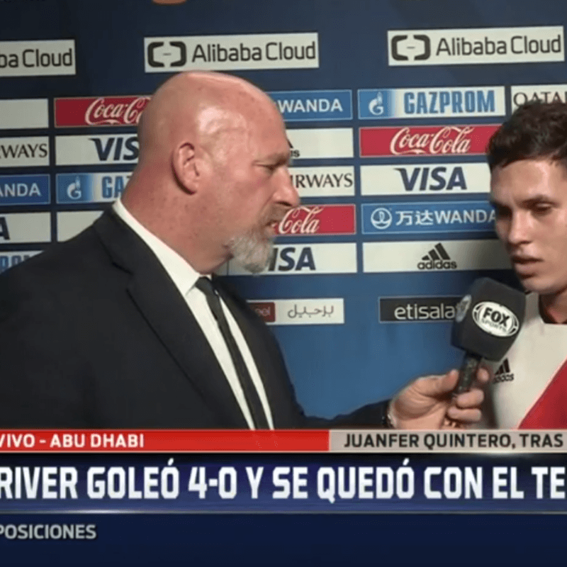 Quintero no aseguró que va a seguir en River