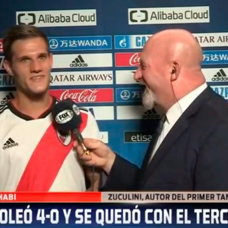 A Zuculini le preguntaron si el Pity está loco y se deshizo en elogios