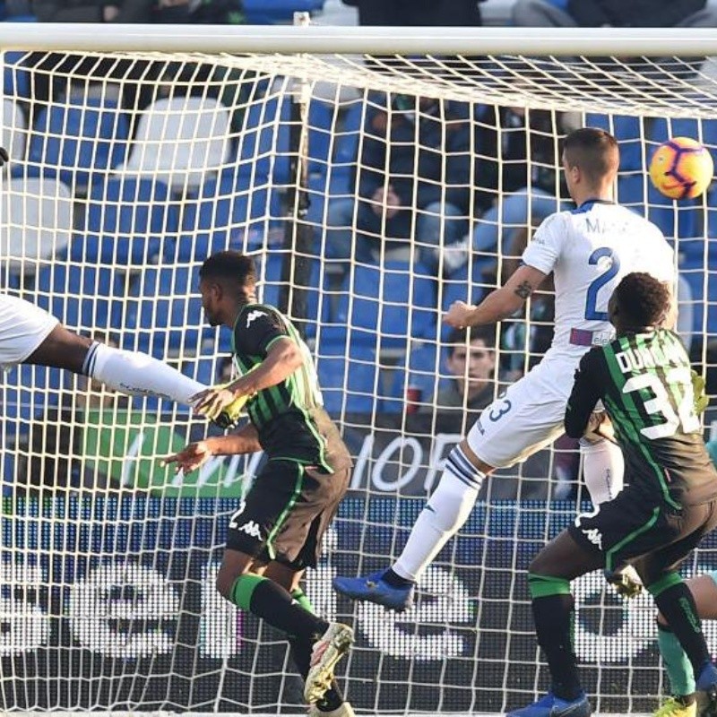 No lo para nadie: Duván Zapata marcó su noveno gol ¡en seis partidos!