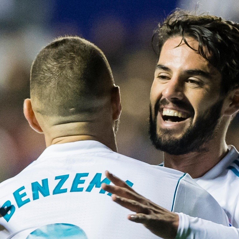 Benzema le recomendó a Isco fichar por otro gigante europeo