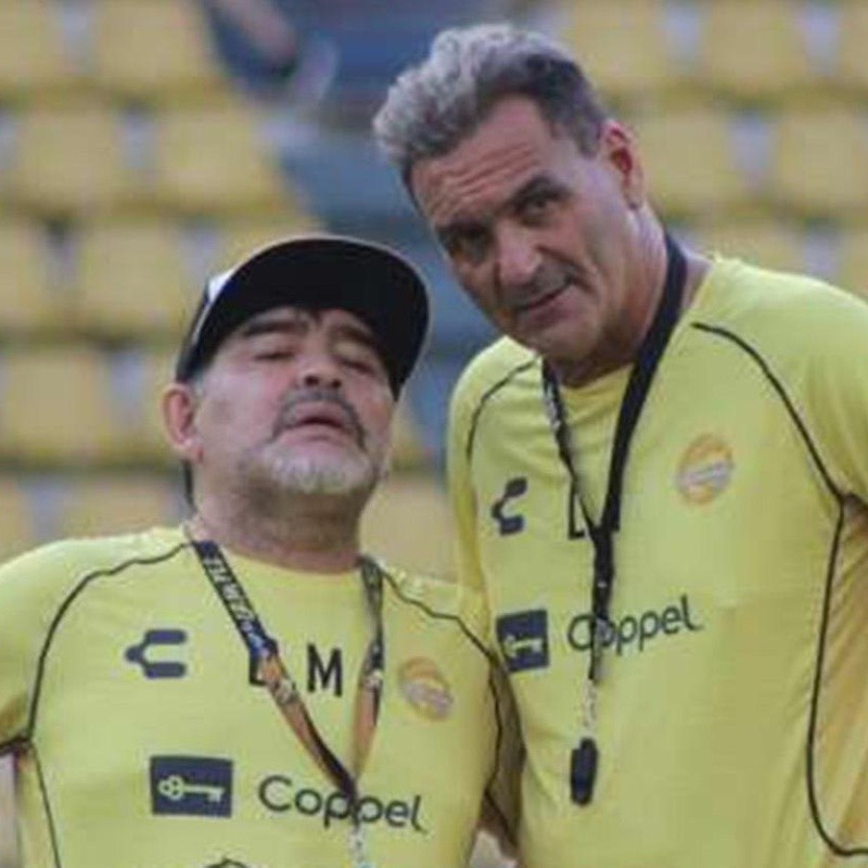 Luis Islas le pegó a la directiva del Dorados de Maradona