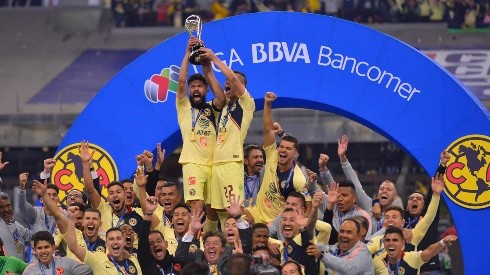 América festejando el título del Torneo Apertura. (Foto: Jam Media)