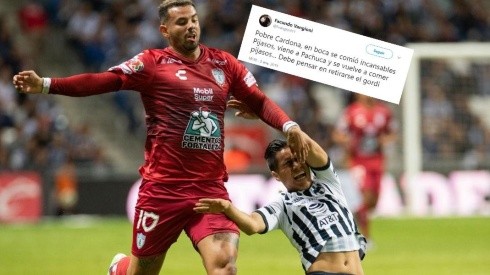 El hermano de Vangioni liquidó a Cardona en Twitter