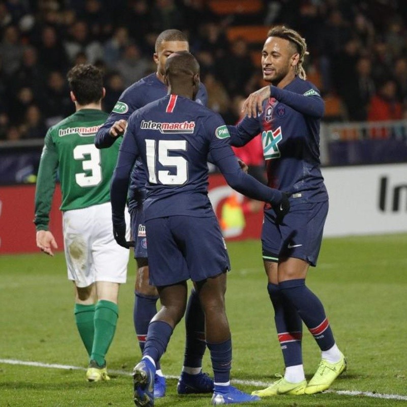 No es el Marsella: PSG goleó al Pontivy y avanzó en la Copa de Francia