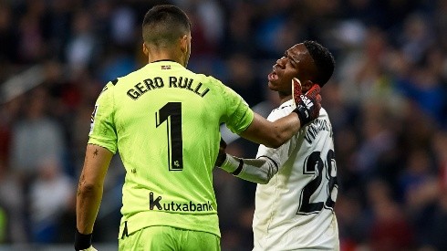 Rulli y Vinicius se cruzaron en las redes tras el Real Sociedad vs Real Madrid