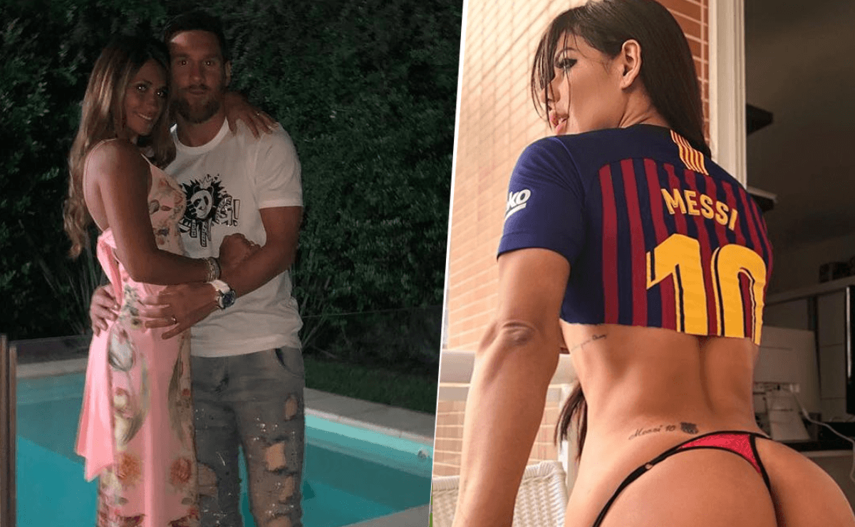 Antonella Roccuzzo se va a enojar: Miss Bum Bum no para de mostrar el  tatuaje de Messi