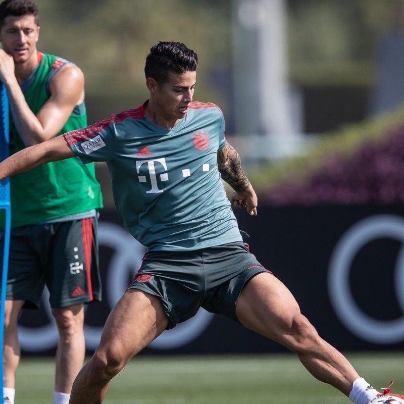 No hay que rendirse James: El mensaje de aliento del Bayern