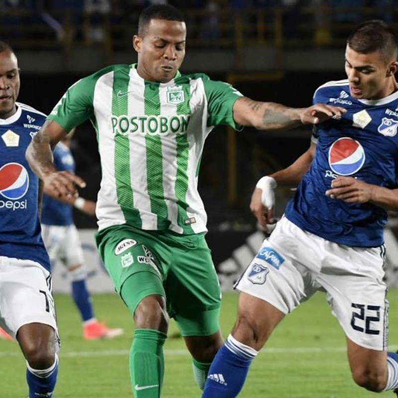 Qué canal transmite el amistoso entre Millonarios y Atlético Nacional