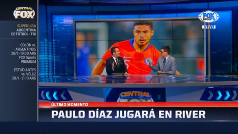 FOX Sports: Paulo Díaz tiene todo arreglado y jugará en River
