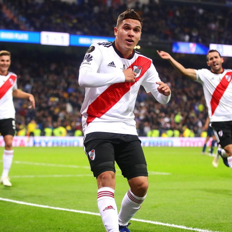 Quintero reveló por qué no gritó tanto el gol de la final ante Boca