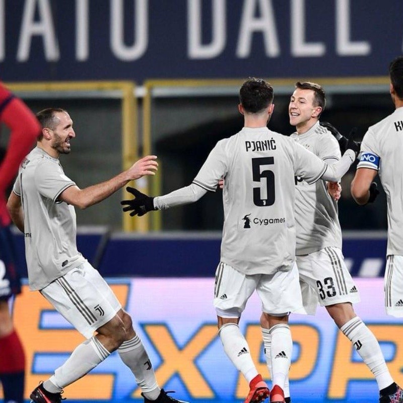 Sin sobresaltos, Juventus se metió en los cuartos de final de la Copa Italia