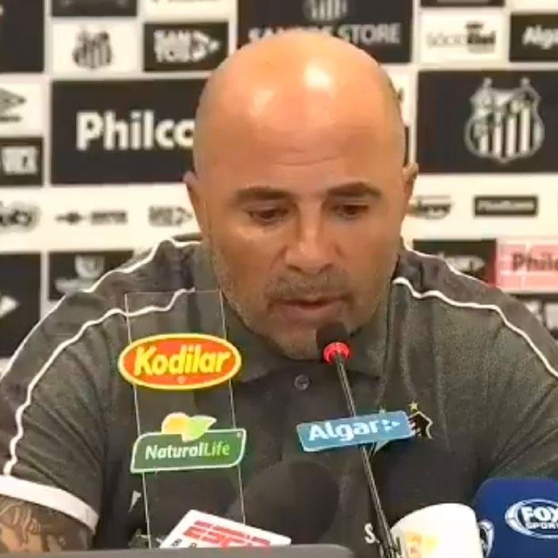 Papelón: Sampaoli nombró entre las leyendas del Santos a un jugador que no pasó por el club