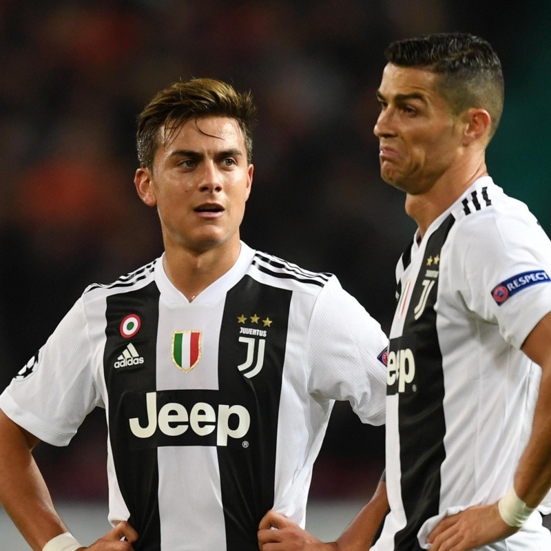 Dybala descubrió a Cristiano Ronaldo con un termo y un mate