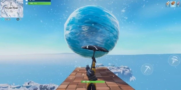 What Is The Giant Ice Ball In Fortnite A Giant Ice Appears In Fortnite To Start A New Event Satmu