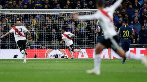 Kempes contó qué le pasó cuando vio el gol del Pity Martínez a Boca