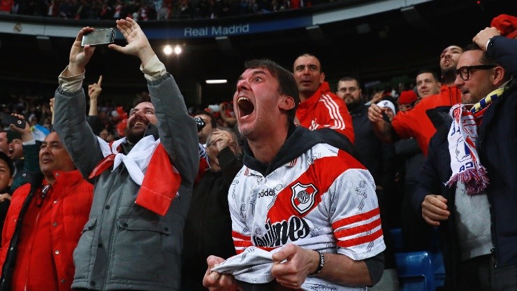 Un hincha de River abrió la polémica