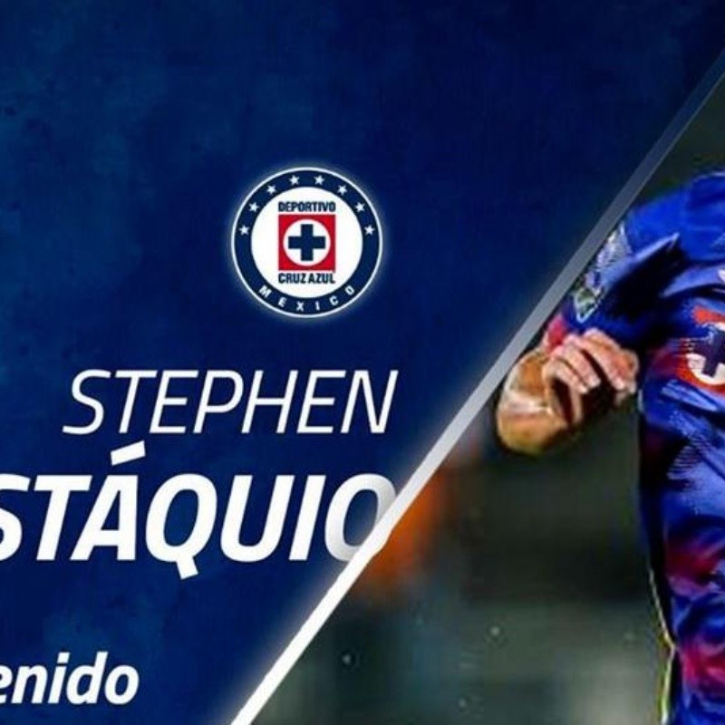 Eustáquio acompañó al equipo en el Azteca