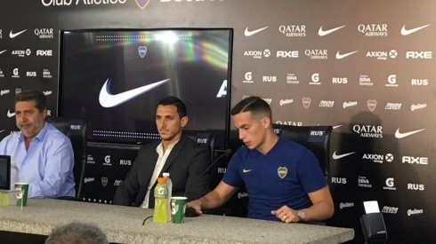 Marcone fue presentado hoy en Boca Juniors. (Archivo)