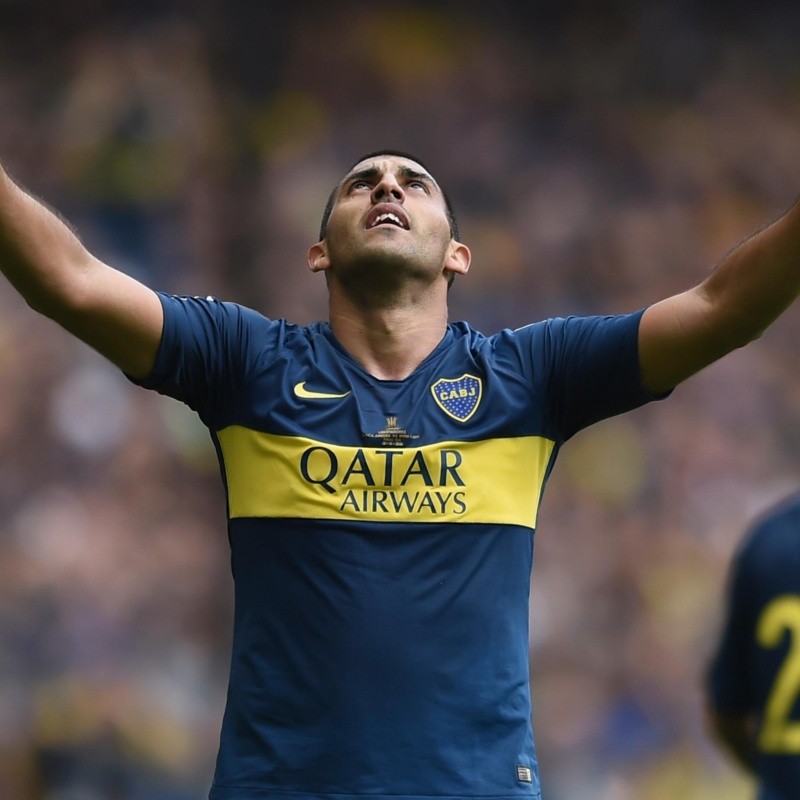 Wanchope Ábila trabaja para ser el favorito de los hinchas de Boca