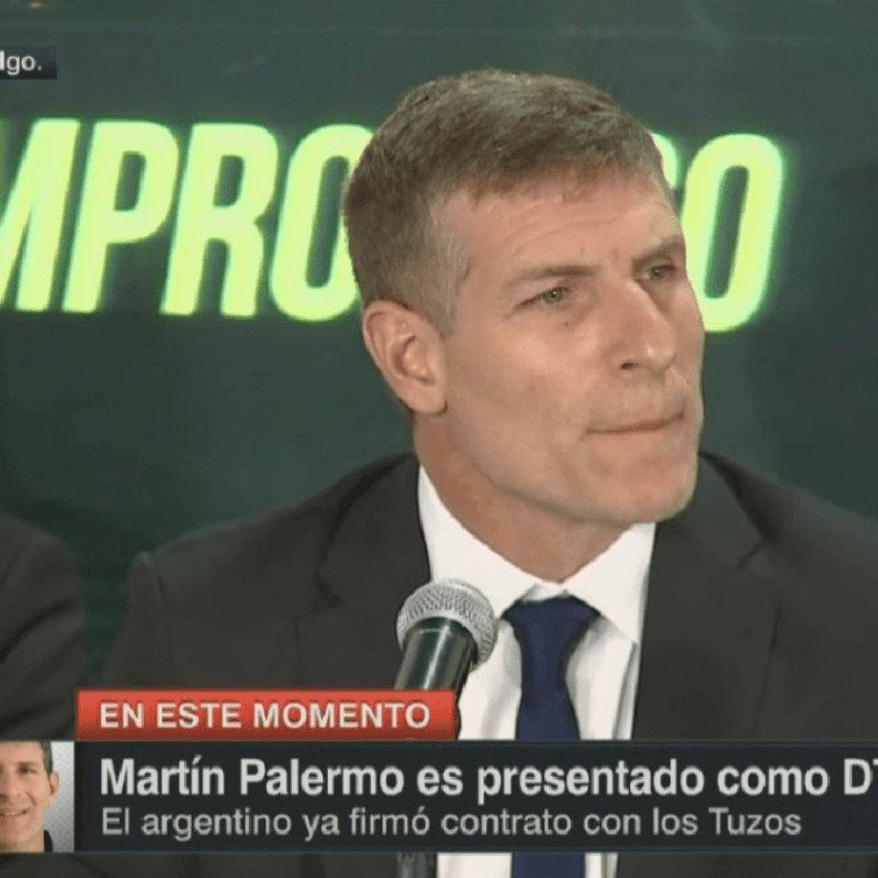 Martín Palermo se refirió a la posibilidad de sumar al Chaco Giménez a su CT en Pachuca